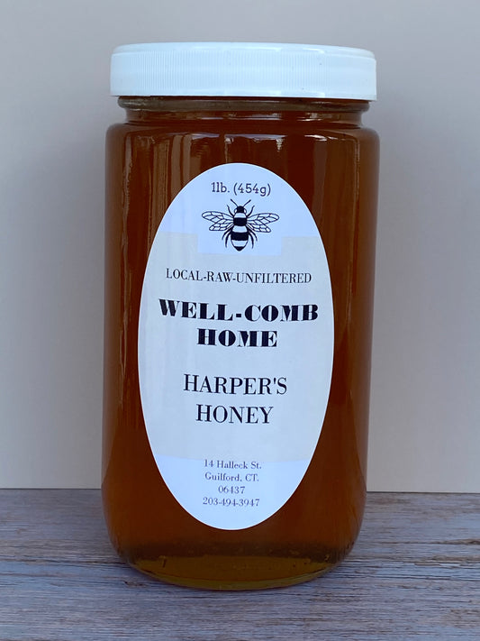 1lb Wildflower Raw Honey